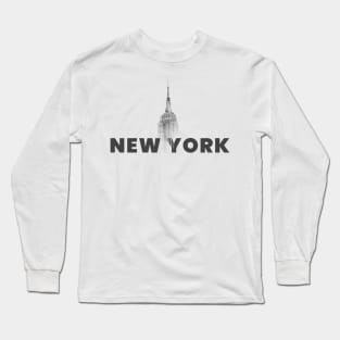 New York - Empire State Building Long Sleeve T-Shirt